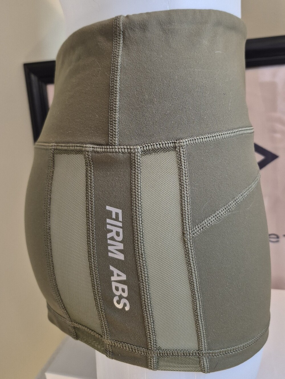 Fun Gym Shorts Mesh Panels Shapes Flattens Camo Green Booty Shorts
